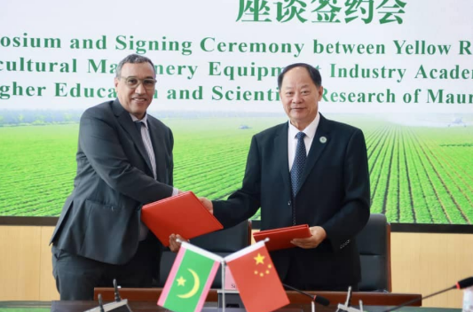 Minister of Higher Education and Scientific Research oversees signing of cooperation agreement between ministry and Yellow River Delta Academy for Chinese Smart Agricultural Machinery and Equipment Research and Manufacturing