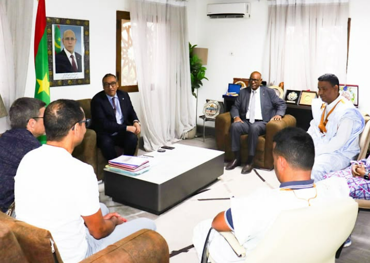 Le ministre de l'Enseignement supérieur reçoit une délégation d'enseignants participant aux travaux de l'école « Simba Nouakchott 2026 »